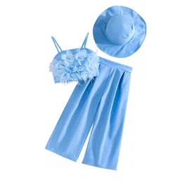 StyleCast x Revolte Girls Square Neck Sleeveless Top With Palazzos-picture-20