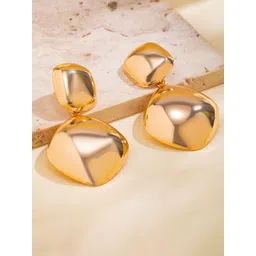 StyleCast x Revolte Gold-Plated Geometric Drop Earrings-picture-22