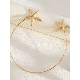 StyleCast x Revolte Gold-Plated Open Minimal Necklace-picture-39