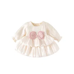 StyleCast x Revolte Infant Girls Round Neck Cotton Fit & Flare Dress-picture-20