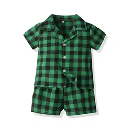 StyleCast x Revolte Kids Checked Pure Cotton Shirt With Short-picture-56