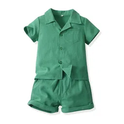 StyleCast x Revolte Kids Cuban Collar Pure Cotton Shirt with Shorts-picture-11