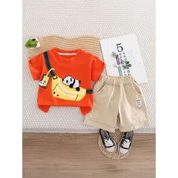 StyleCast x Revolte Kids Printed Pure Cotton T-shirt With Shorts-picture-12