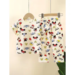 StyleCast x Revolte Kids Printed Short Sleeves Pure Cotton T-shirt With Trousers-picture-19