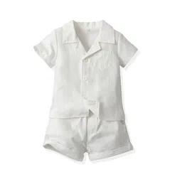 StyleCast x Revolte Kids Short Sleeves Pure Cotton Shirt With Shorts-picture-15