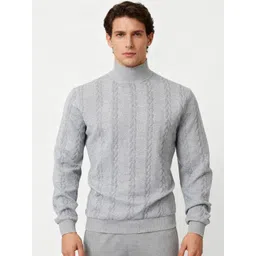 StyleCast x Revolte Men Cable Knit Pullover-picture-29