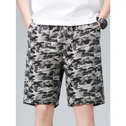StyleCast x Revolte Men Camouflage Printed Cotton Regular Shorts-picture-31