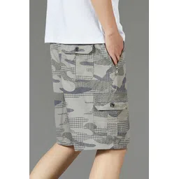 StyleCast x Revolte Men Camouflage Printed Regular Fit Cotton Shorts-picture-36