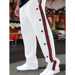 StyleCast x Revolte Men Checked Easy Wash Pleated Trousers-picture-34