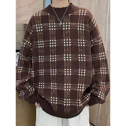 StyleCast x Revolte Men Checked Pullover-picture-30