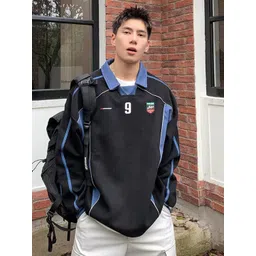 StyleCast x Revolte Men Colourblocked Long Sleeve Sweatshirt-picture-32