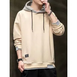 StyleCast x Revolte Men Colourblocked Long Sleeves Hooded Sweatshirt-picture-23