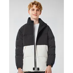 StyleCast x Revolte Men Colourblocked Puffer Jacket-picture-26