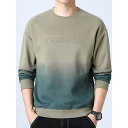 StyleCast x Revolte Men Colourblocked Round Neck Cotton Sweatshirt-picture-12