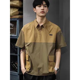 StyleCast x Revolte Men Colourblocked Spread Collar Casual Shirt-picture-23