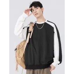 StyleCast x Revolte Men Colourblocked Sweatshirt-picture-34