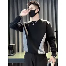 StyleCast x Revolte Men Colourblocked Sweatshirt-picture-32