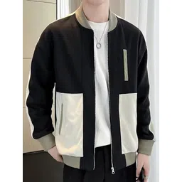 StyleCast x Revolte Men Colourblocked Tailored Jacket-picture-36