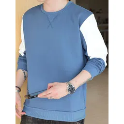 StyleCast x Revolte Men Colourblocked Winter Sweatshirt-picture-24