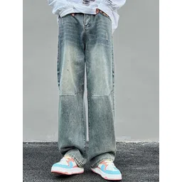 StyleCast x Revolte Men Cotton Straight Fit Heavy Fade Jeans-picture-18