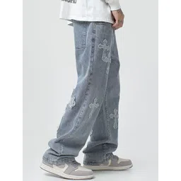 StyleCast x Revolte Men Cotton Straight Fit Light Fade Jeans-picture-28