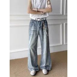 StyleCast x Revolte Men Flared Low-Rise Cotton Jeans-picture-30