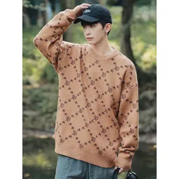 StyleCast x Revolte Men Geometric Printed Pullover Sweaters-picture-15