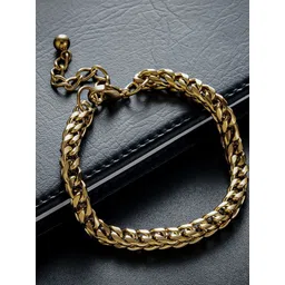 StyleCast x Revolte Men Gold-Plated Armlet Bracelet-picture-24