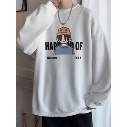 StyleCast x Revolte Men Graphic Printed Oversized Sweatshirt-picture-23