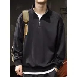 StyleCast x Revolte Men High Neck Sweatshirt-picture-37