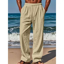 StyleCast x Revolte Men Loose Fit Easy Wash Pleated Chinos Trousers-picture-40