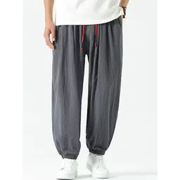 StyleCast x Revolte Men Loose Fit Mid-Rise Easy Wash Anti Fit Trousers-picture-19