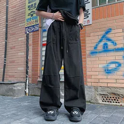 StyleCast x Revolte Men Loose Fit Mid-Rise Easy Wash Cotton Cargos-picture-12