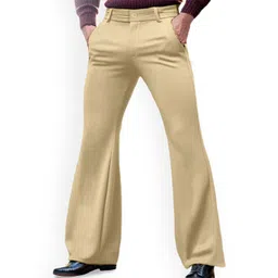 StyleCast x Revolte Men Mid-Rise Loose Fit Easy Wash Trousers image 1