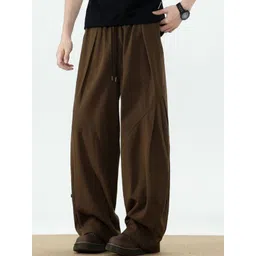 StyleCast x Revolte Men Mid-Rise Loose Fit Wide Leg Trousers-picture-41