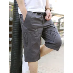 StyleCast x Revolte Men Mid-Rise Regular Fit Cargo Shorts-picture-34