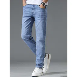 StyleCast x Revolte Men Mid-Rise Regular Fit Light Fade Stretchable Jeans-image-26