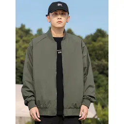 StyleCast x Revolte Men Mock Collar Solid Windcheater Tailored Jacket-picture-15