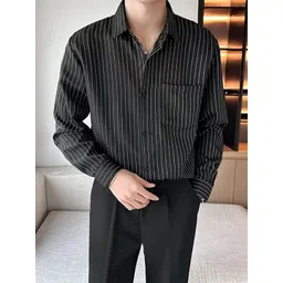 StyleCast x Revolte Men Opaque Striped Casual Shirt-picture-25