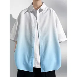 StyleCast x Revolte Men Oversized Fit Spread Collar Dyed Casual Shirt-picture-21