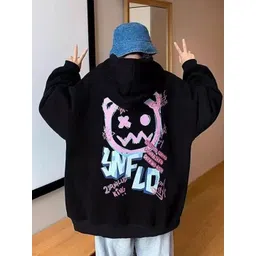 StyleCast x Revolte Men Printed Hooded Long Sleeves Sweatshirt-picture-11