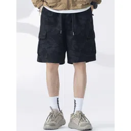 StyleCast x Revolte Men Printed Loose Fit Outdoor Cargo Shorts-picture-37
