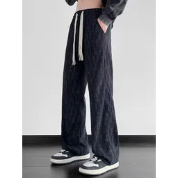 StyleCast x Revolte Men Printed Loose Fit Pleated Trousers-picture-18