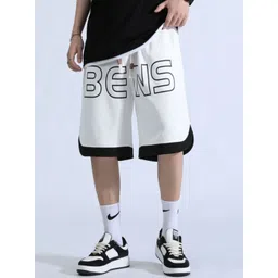 StyleCast x Revolte Men Printed Mid-Rise Loose Fit Shorts-picture-38