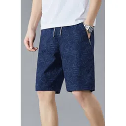 StyleCast x Revolte Men Printed Regular Fit Cotton Shorts-picture-26