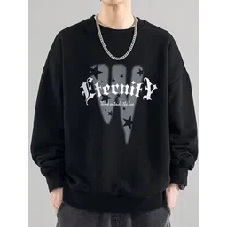 StyleCast x Revolte Men Printed Round Neck Long Sleeves Sweatshirt-picture-19