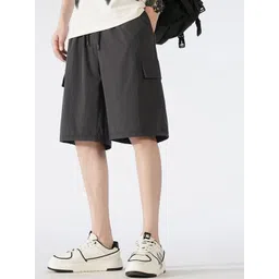StyleCast x Revolte Men Regular Fit Knee Length Cargo Shorts-image-37