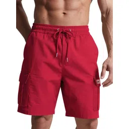 StyleCast x Revolte Men Regular Fit Low-Rise Cargo Shorts-picture-14