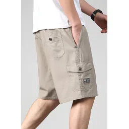 StyleCast x Revolte Men Regular Fit Mid-Rise Cotton Shorts-picture-17