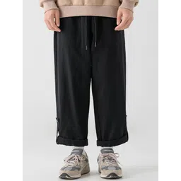 StyleCast x Revolte Men Regular Fit Mid-Rise Cotton Trousers-image-48